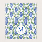 Barres de gingembre bleu et vert et monogramme de  (Outside Unfolded)
