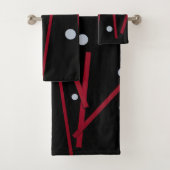 Barres rouges, points blancs (En situation)