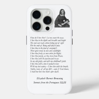 Barrett Browning - Sonnetten van de Portugese 43 iPhone 15 Pro Case