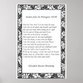 Barrett Browning - Sonnetten van de Portugese 43 Poster (Voorkant)