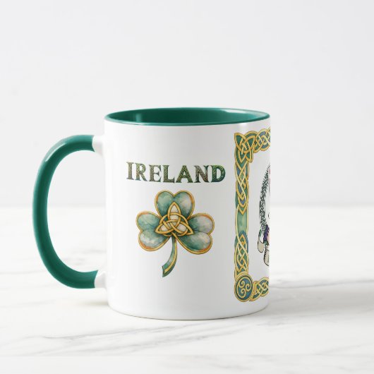 Barrett Claddagh Irish Shield Mug (Gauche)