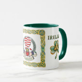 Barrett Claddagh Irish Shield Mug (Devant droit)