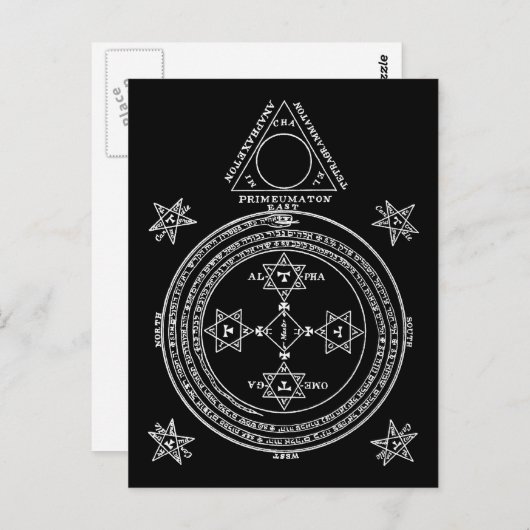 Barrett Diagram Briefkaart (Voorkant / Achterkant)