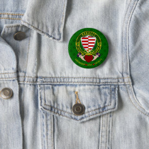 Barrett Irish Shield & Claddagh Ronde Button 5,7 Cm