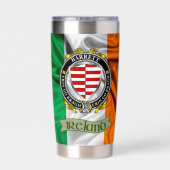 Barrett Irish Shield en vlag gepersonaliseerd Geïsoleerde Drinkbeker (Achterkant)