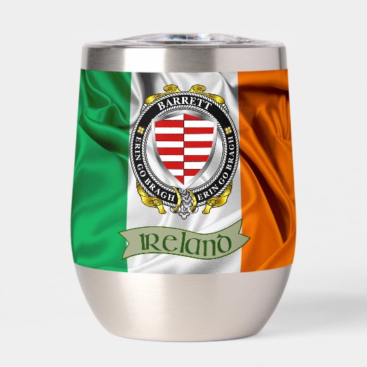 Barrett Irish Shield & Flag Personnalisé (Avant)