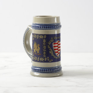 Barrett Irish Shield Griffin Stein Bierpul