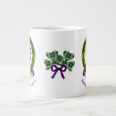 Barrett Irish Shield w/Claddagh Personalized Extra Grote Beker (Voorkant)