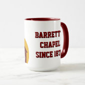 Barrett's Chapel 150th Anniversary Coffee Mug (Devant droit)