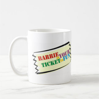Barrie is jouw kaartje om te vegen koffiemok