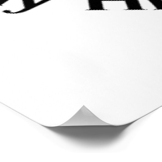 Barrière Barrières Poster de nageur (Coin)