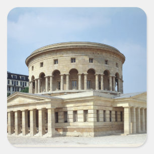 Barriere de La Villette, 1784-87 Vierkante Sticker