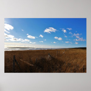 Barrière voor het Zee Poster