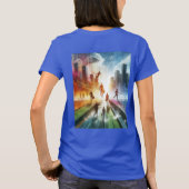 Barrières doorbreken, toekomst opbouwen t-shirt (Achterkant)