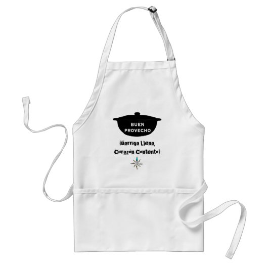 Barriga Llena, Corazón Contento Apron Standaard Schort (Voorkant)