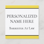 Barriste Moderne & Chic Chez Carte de visite De Dr (Devant)