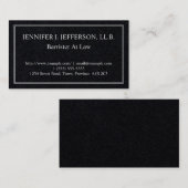 Barriste Restée Au Carte de visite De Droit (Devant / Derrière)
