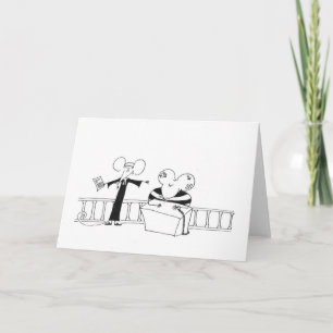 Barrister pleading - Wenskaart van de Stickmuis Kaart