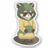 Barron de wasbeer sticker (Voorkant)