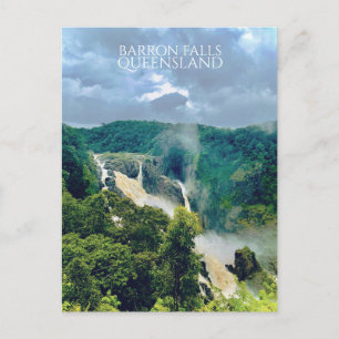 Barron Falls, Kuranda Scenic Railway, Queensland Briefkaart