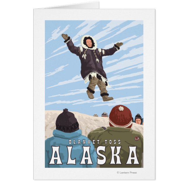 Barrow, Alaska Blanket Toss Vintage voyage (Devant)