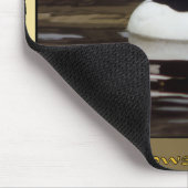Barrows Goldeneye op het Calm Lake Mousepad Muismat (Hoek)