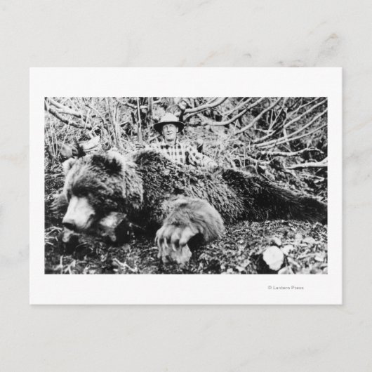 Barr's Beer van meer dan 10 meter lang, Alaska Briefkaart (Voorkant)