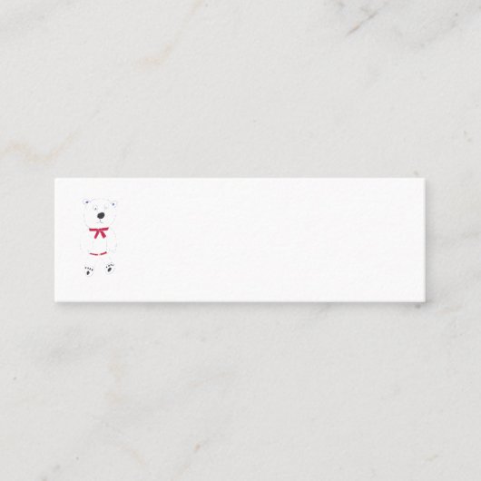 Barry Bear Mini Cartes de visite (Devant)