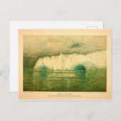 Barry Glacier Alaska  prins William Sound Briefkaart (Voorkant / Achterkant)