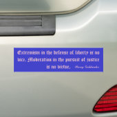 Barry Goldwater Bumpersticker (Op auto)