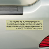 Barry Goldwater Bumpersticker (Op auto)
