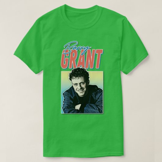 Barry Grant Brookside 80s esthetisch ventilatoront T-shirt (Design voorkant)