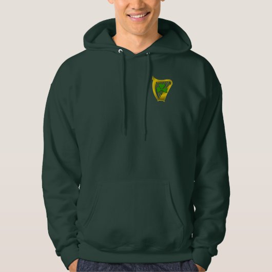 Barry Irish Shield en Celtic Cross Hoodie (Voorkant)