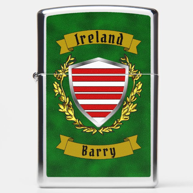 Barry Irish Shield gepersonaliseerd (Voorkant)