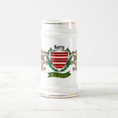 Barry Irish Shield gepersonaliseerd Bierpul (Center)
