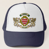 Barry Irish Shield & Griffins Personalized Trucker Pet (Voorkant)