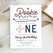 BARRY Rookie van het Jaar Honkbal 1e Verjaardag