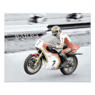 Barry Sheene Foto Afdruk