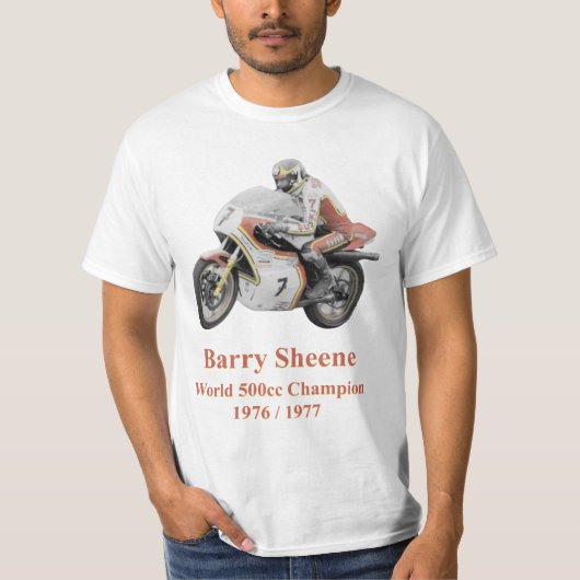 Barry Sheene T-shirt (Voorkant)