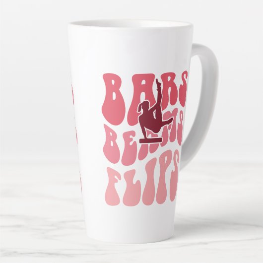 Bars, balken en flips - Gymnastiek geïnspireerd Ho Latte Mok (Rechterhoek)