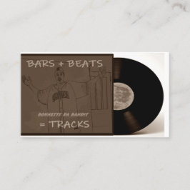 Bars+Beats=Tracks visitekaartjes