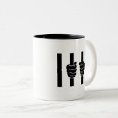 Bars Coffee Mug (Devant droit)
