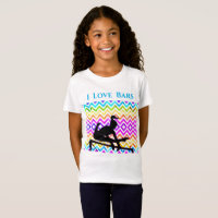 Bars Inéven Gymnastique Girls Cute Chevron T-Shirt