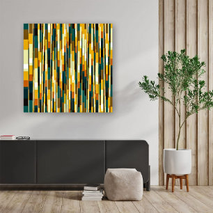 Bars van kleuren canvas afdruk