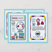 Barsena Wizard - Barium Element Briefkaart (Voorkant / Achterkant)