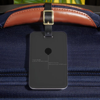 Barsten buiten je comfortzone bagagelabel