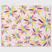 barstende kleuren cadeaupapier (Vlak)