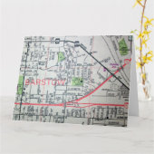 Barstow, CA Carte Vintage (Fleur jaune)