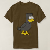 Bart als Allen Poe Raven Halloween T-shirt (Design voorkant)