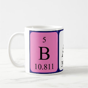 Bart périodique nom de table mug